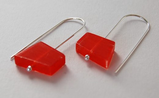 orange fragments earrings 1