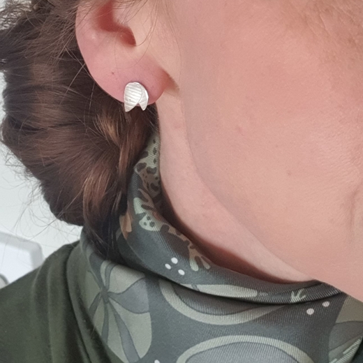 fritillaria earrings on 2