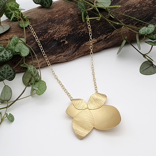 Gold Orchid fancy chain 2