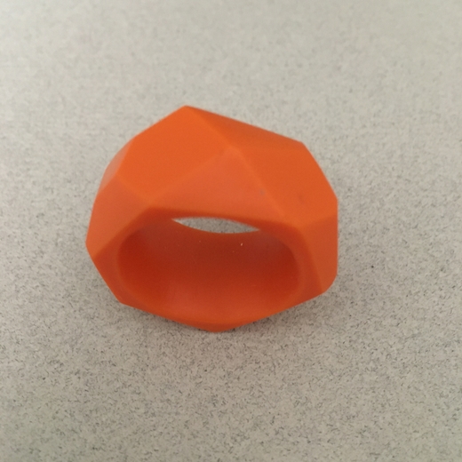 Geo orange ring 2