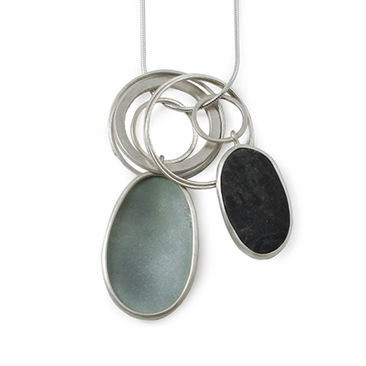 pale grey pendant