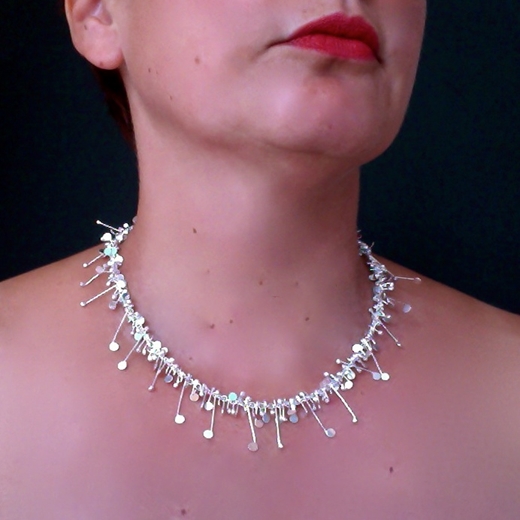 Blossom necklace, polished