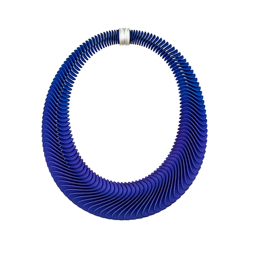 Curve Necklace - blue side