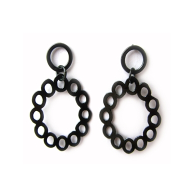 Stretched Circle Earrings