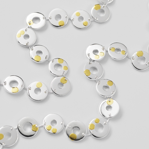 Dots Torus Link Necklace - detail