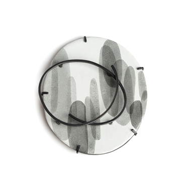 Enamel 'Bokeh' Scribble Brooch