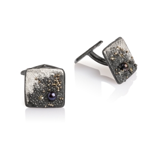 Volcanic Treasure square cufflinks