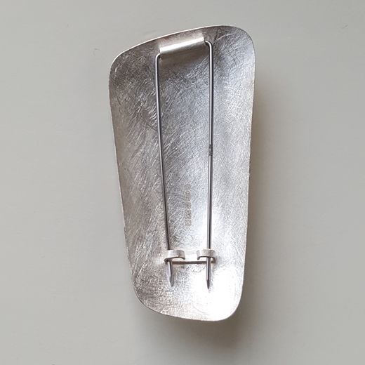 brooch back with double steel pin