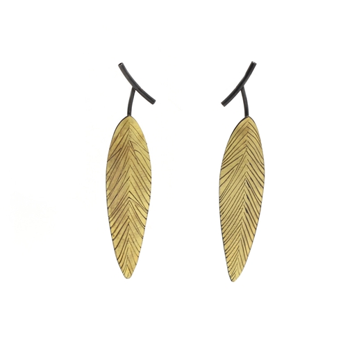 Long Leaf Earrings