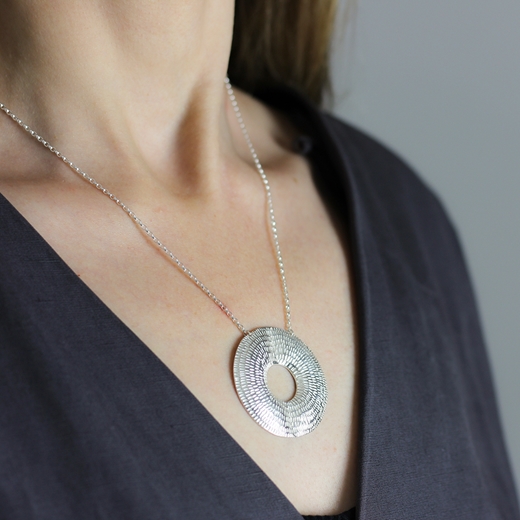 Torus Necklace - worn