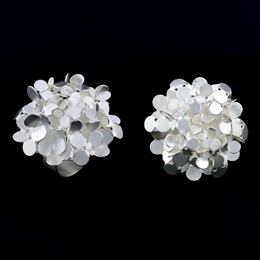 Flower ring - Side and top view