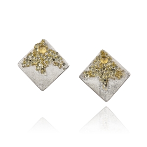 Sun Square Earrings