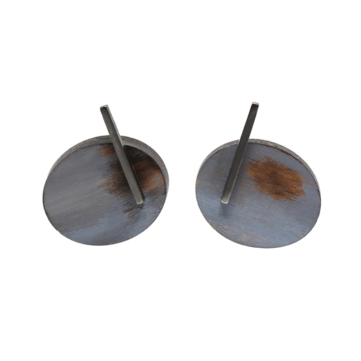 Oval Bar Earrings front