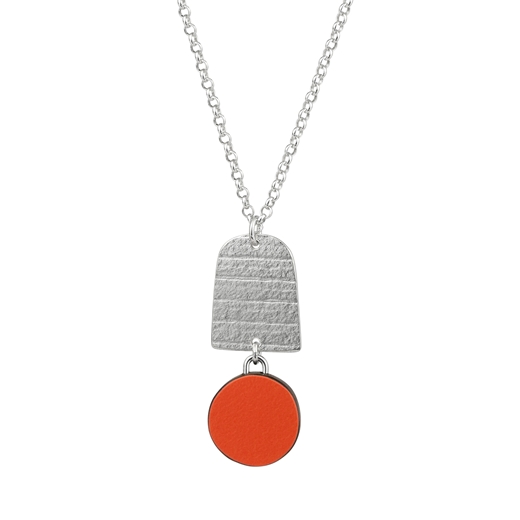 orange side of the necklace