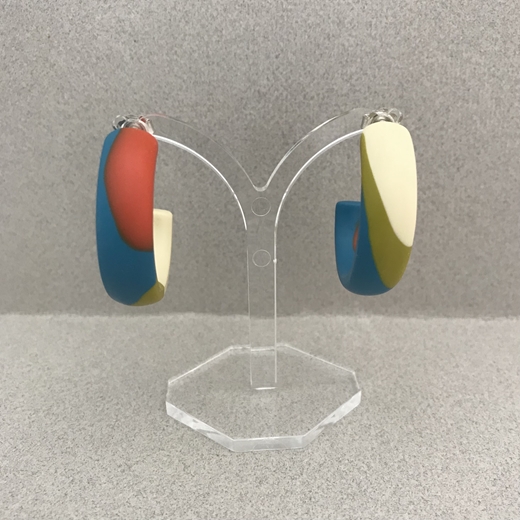 Colour block hoops