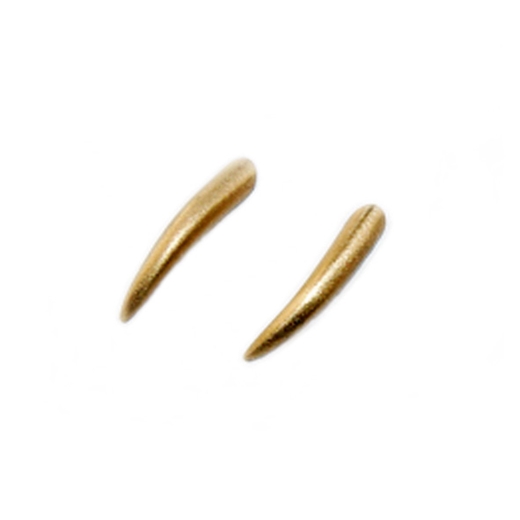 Small 18ct gold spikes
