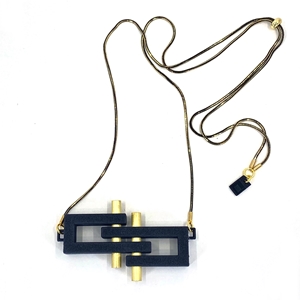 Vibe Block & Rod Necklace 1