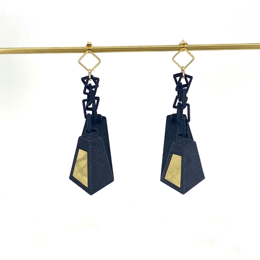 Vibe V & Chain Earrings 2