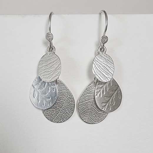 Falling leaf earrings