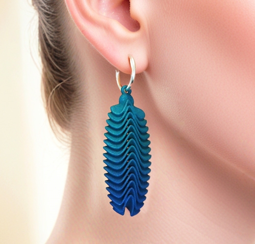 Feather Drop on Ear