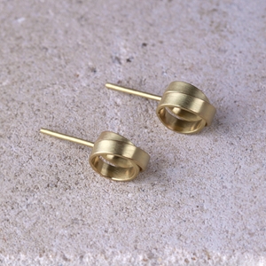 Forever Earrings in Fairmined 18ct gold by Clara Breen