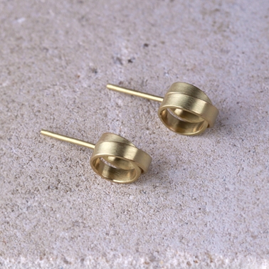 Forever Earrings in Fairmined 18ct gold by Clara Breen