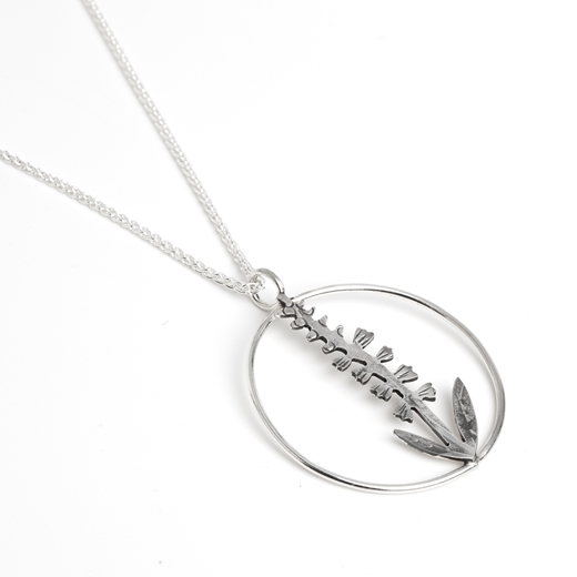 Foxglove pendant - side