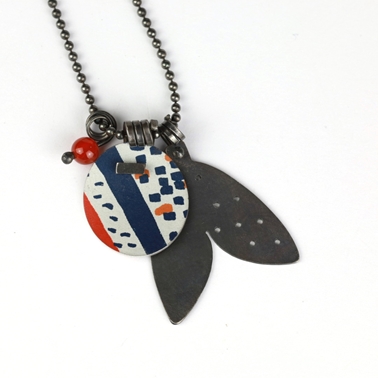 Pattern Pendant with Leaf