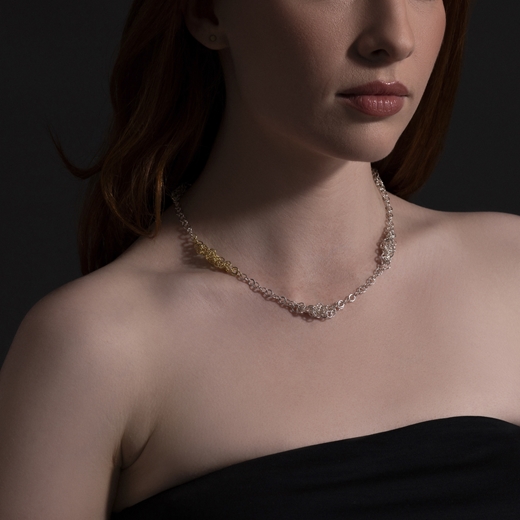 Darrow necklace on model