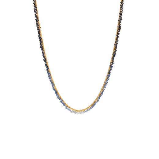sappphire ombre necklace