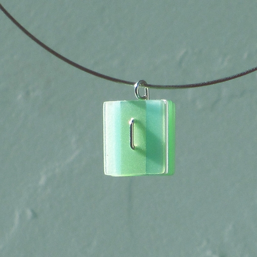 small pale green pendant