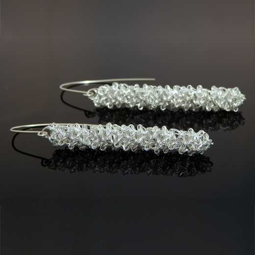 Silver Vine earrings