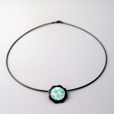 daisy pendant small turquoise