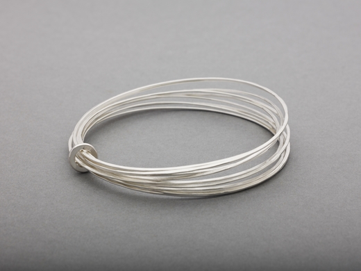 Ripple Multi Bangle Silver