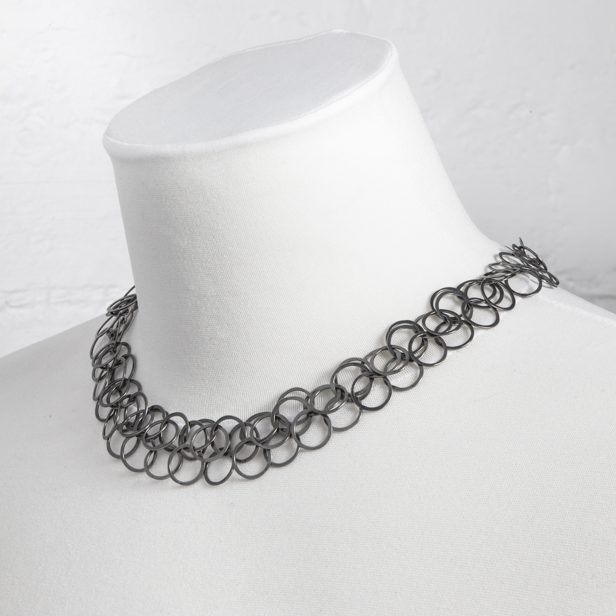 Bay necklace oxidised silver | Necklaces / Pendants by Joanne Thompson