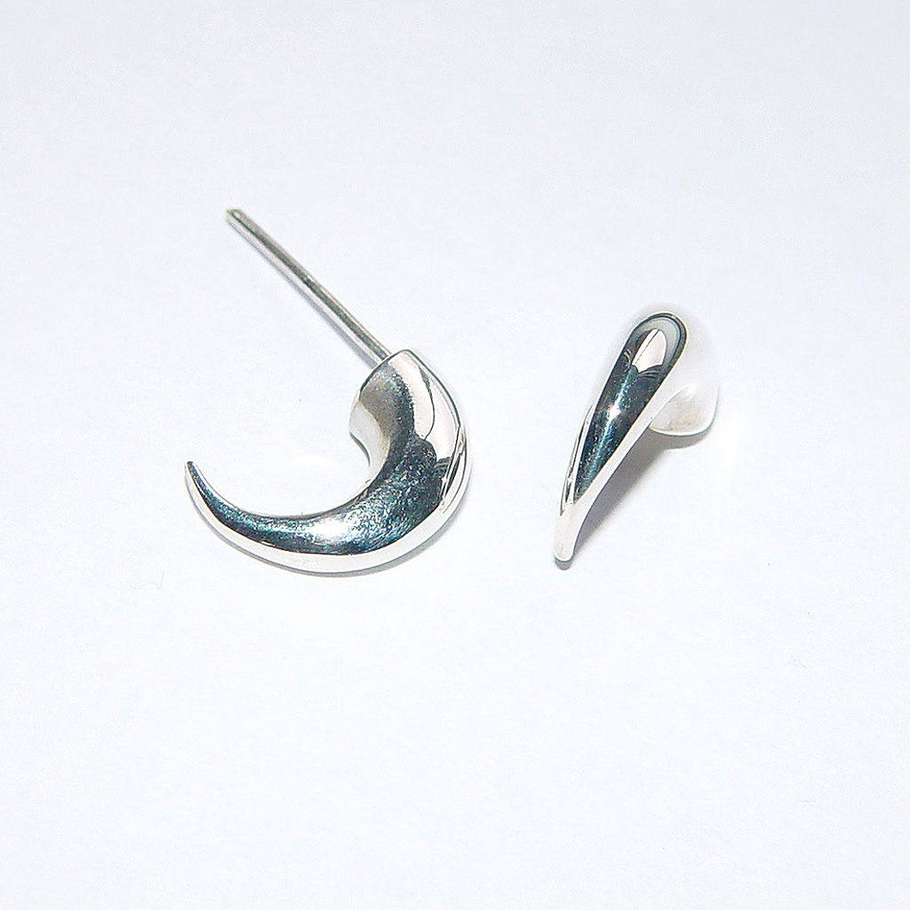 Wiggly hoop earrings | Contemporary Earrings by contemporary jewellery ...