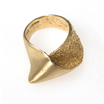 Gold Fold ring | Contemporary Rings by contemporary jewellery designer ...