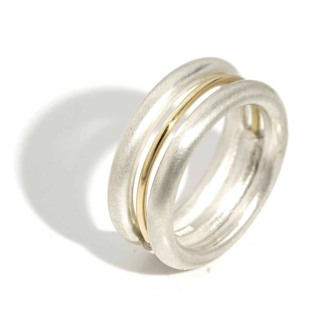 Triple Band Round Ring | Contemporary Rings by contemporary jewellery ...