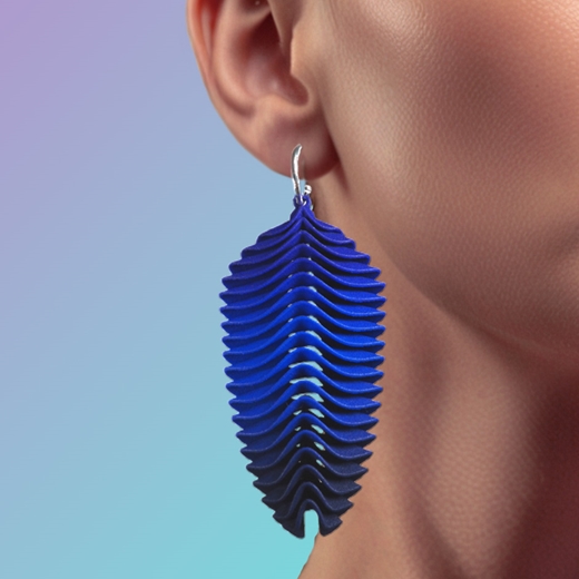 Statement Feather Earrings on Esar