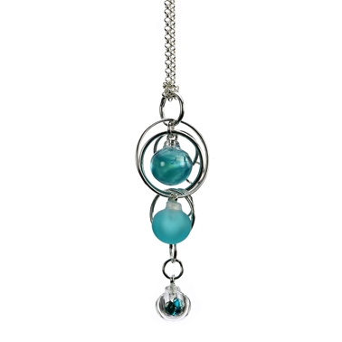 teal-triple-bubble-lamp-worked-glass-sterling-silver-pendant-by-charlotte-verity
