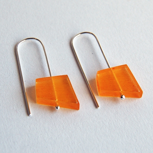 yellow fragments earrings 1
